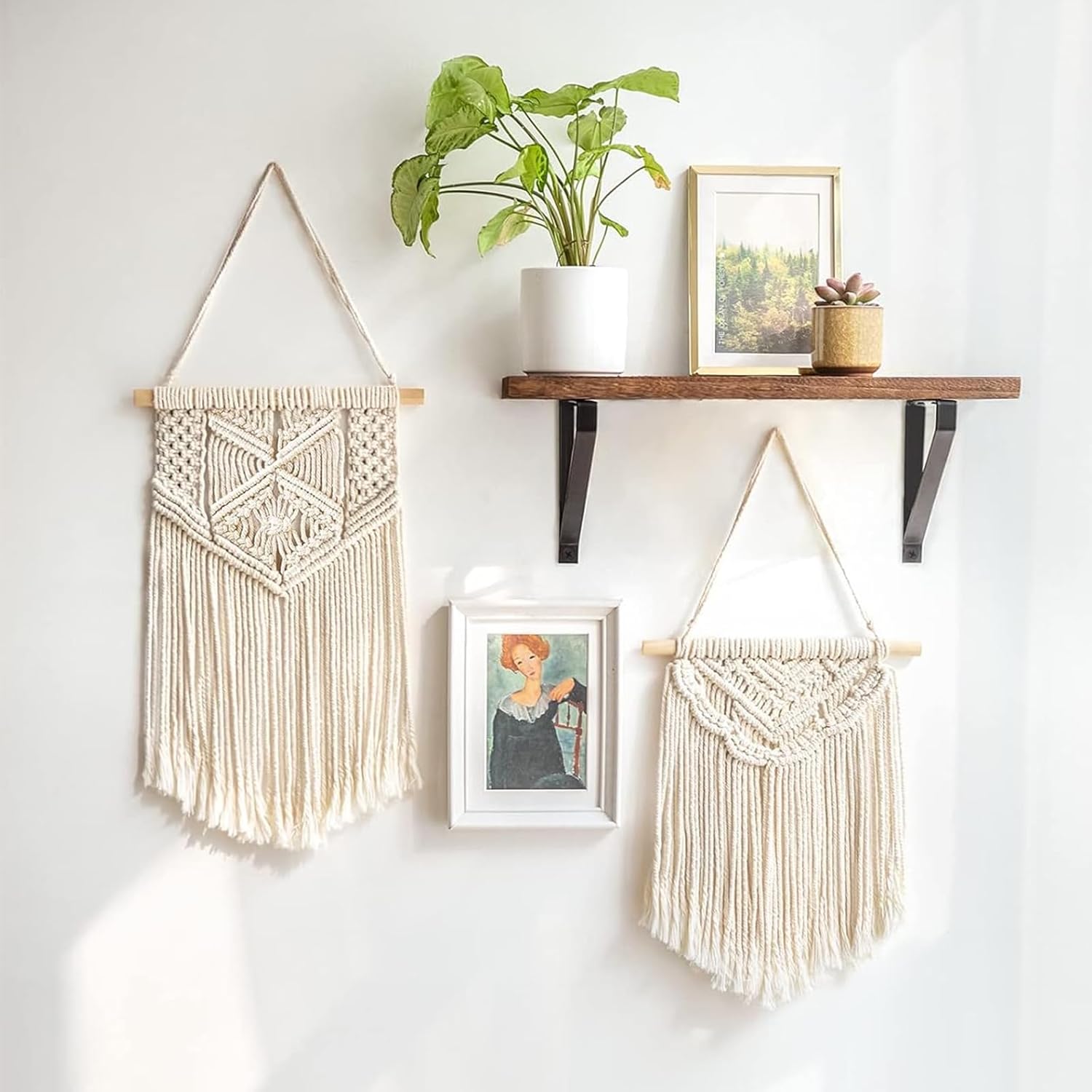 QINGYIWL 8 Stück Holzstäbchen, 2.5 cm x 30 cm Rundholz, Holzstäbe zum Basteln, Natürliche Rundstab Holz für DIY Bastelartikel, Dekorationen