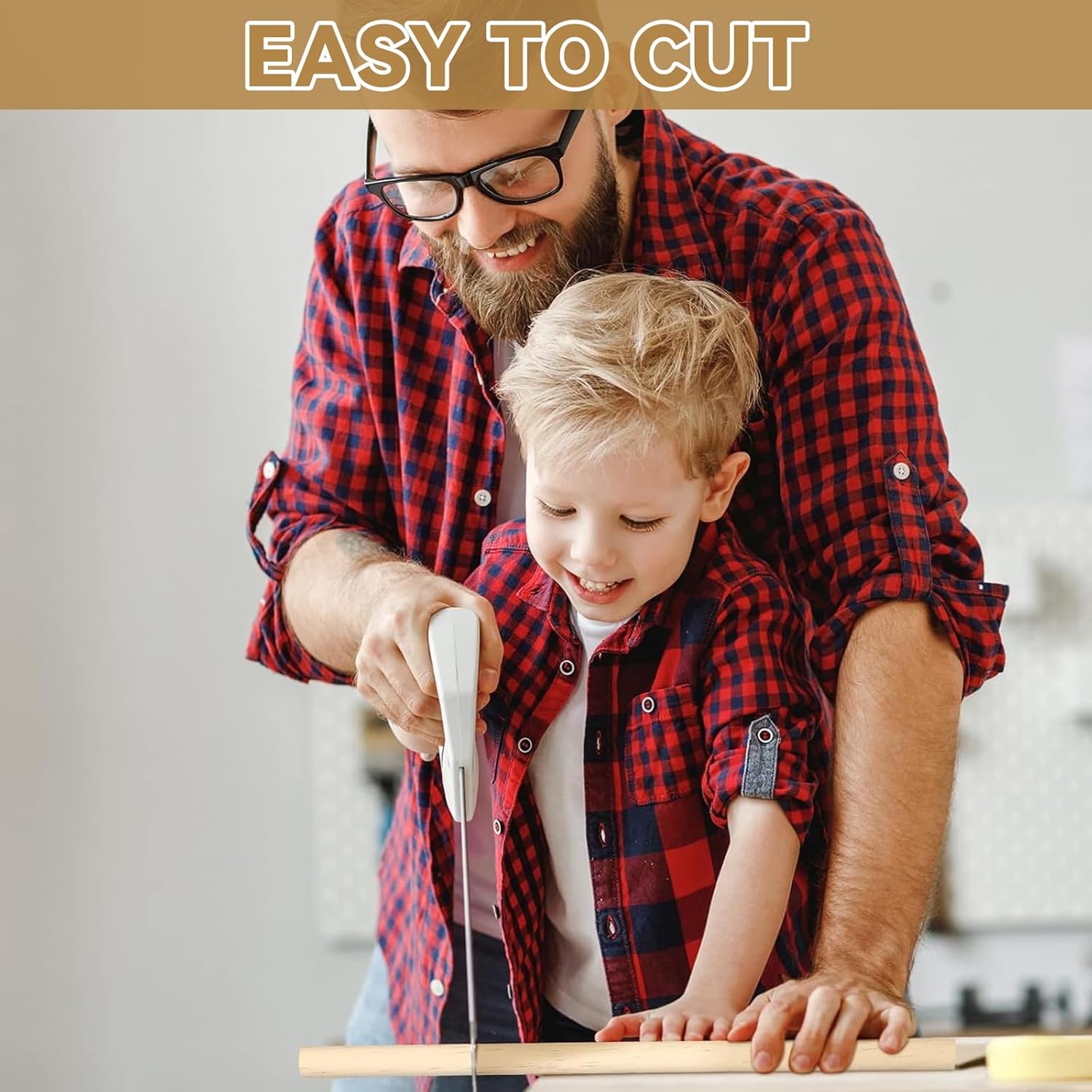 QINGYIWL 8 Stück Holzstäbchen, 2.5 cm x 30 cm Rundholz, Holzstäbe zum Basteln, Natürliche Rundstab Holz für DIY Bastelartikel, Dekorationen